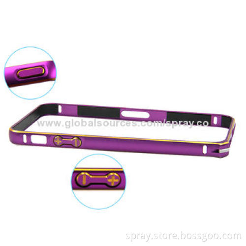 Ultra-thin High-strength Aluminum Metal Bumper Cases for iPhone 5/5S with Buttons